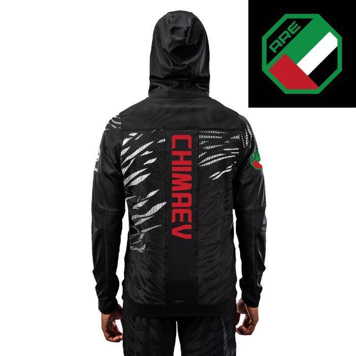 함자트 치마예프 UFC 퓨전 어센틱 파이트 나이트 Full-Zip 워크아웃 후디 by 베넘