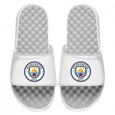 맨체스터 시티 FC 맨시티 EPL 프라이머리 로고 슬라이드 샌들 by 아이슬라이드